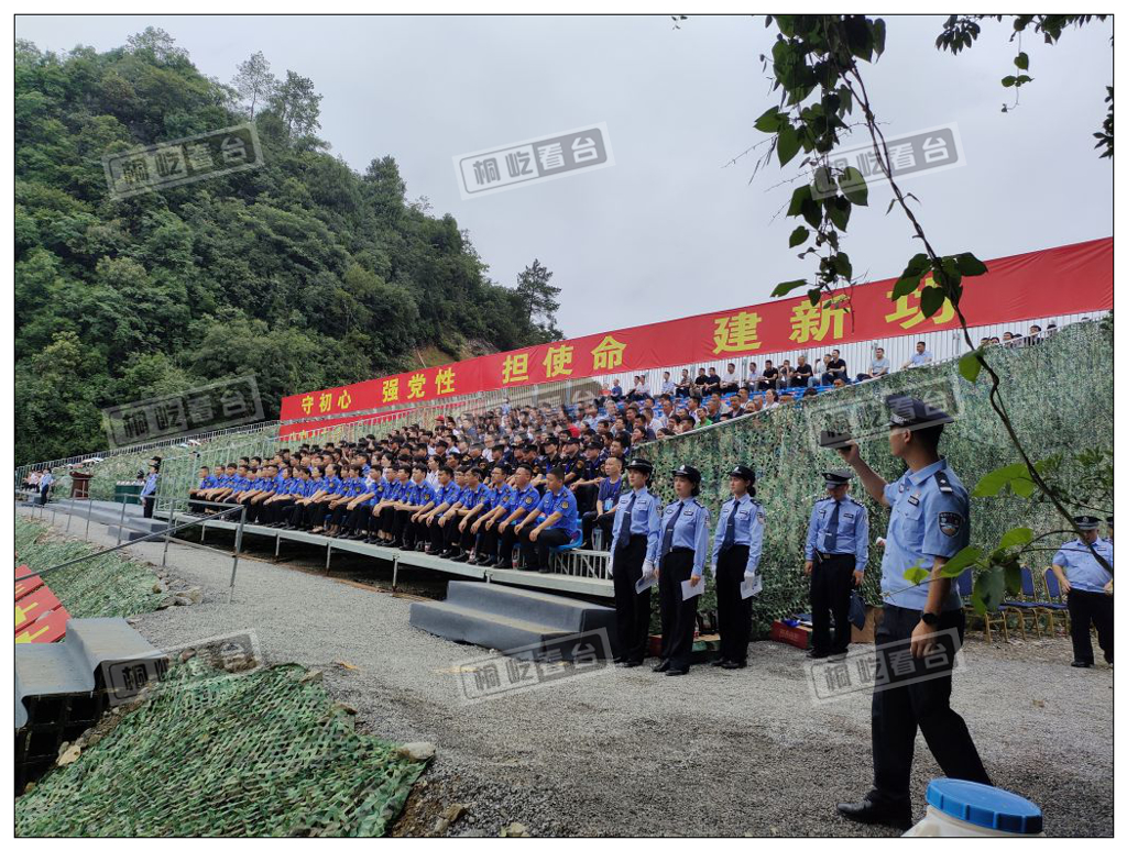 贵州反恐演习活动临时看台